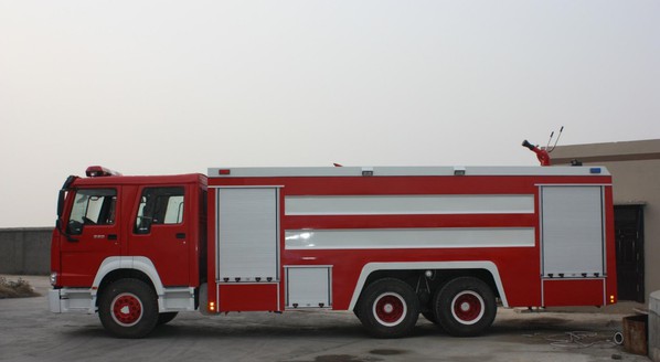 water tank fire truck