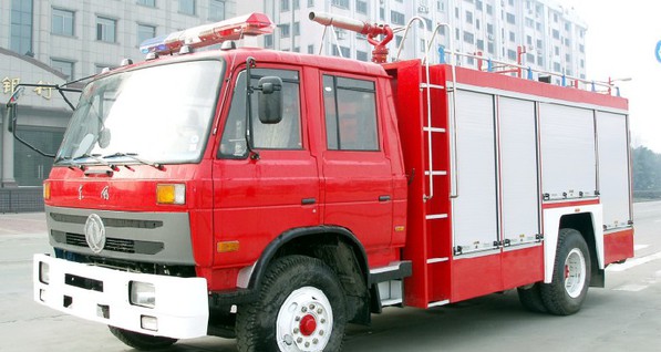 foam fire truck