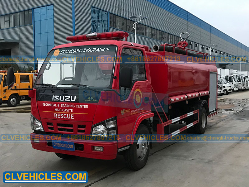 water truck for fire fighting