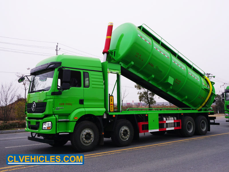 shacman sewage suction truck