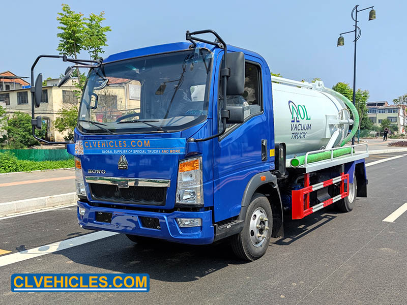 camión aspirador de aguas residuales