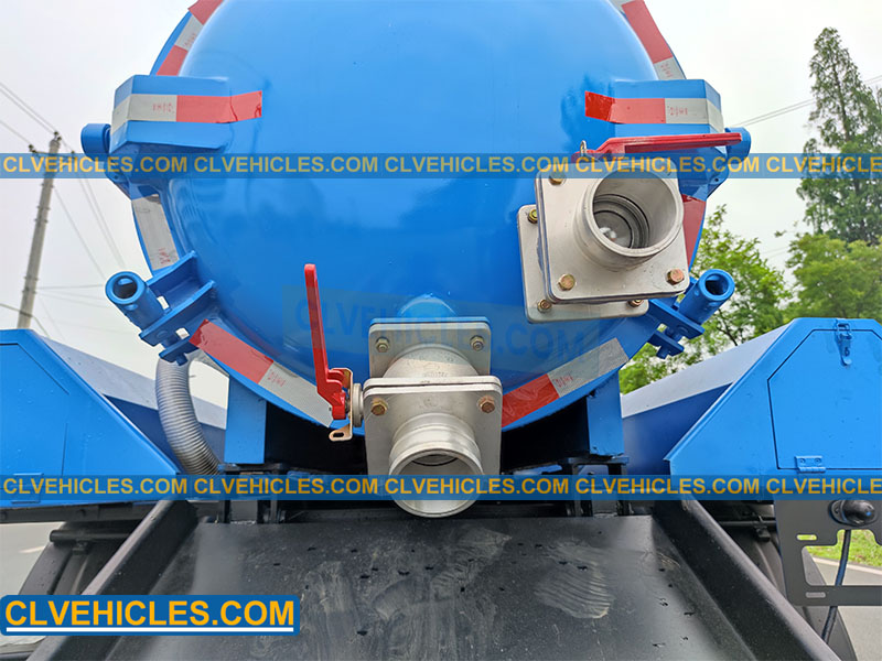 Camión cisterna de aguas residuales 2000L
