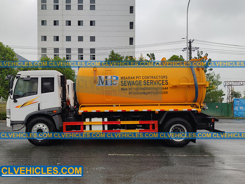 FAW sewage tank truck