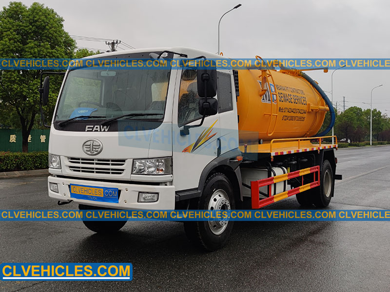 FAW suction trucks