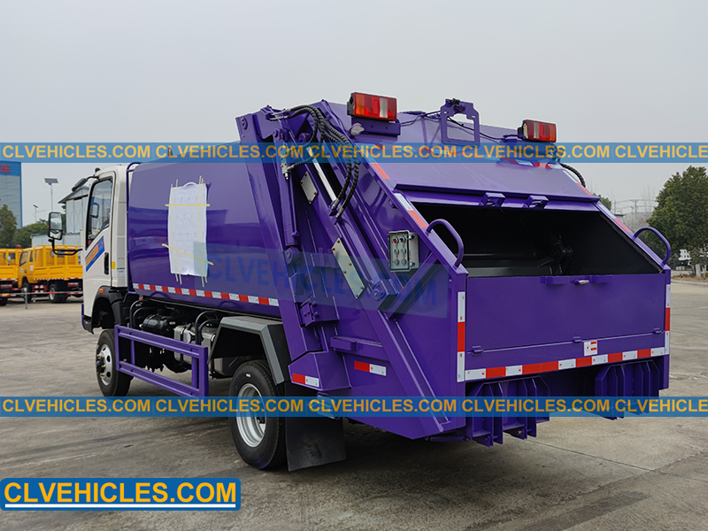 6CBM compactor garbage truck
