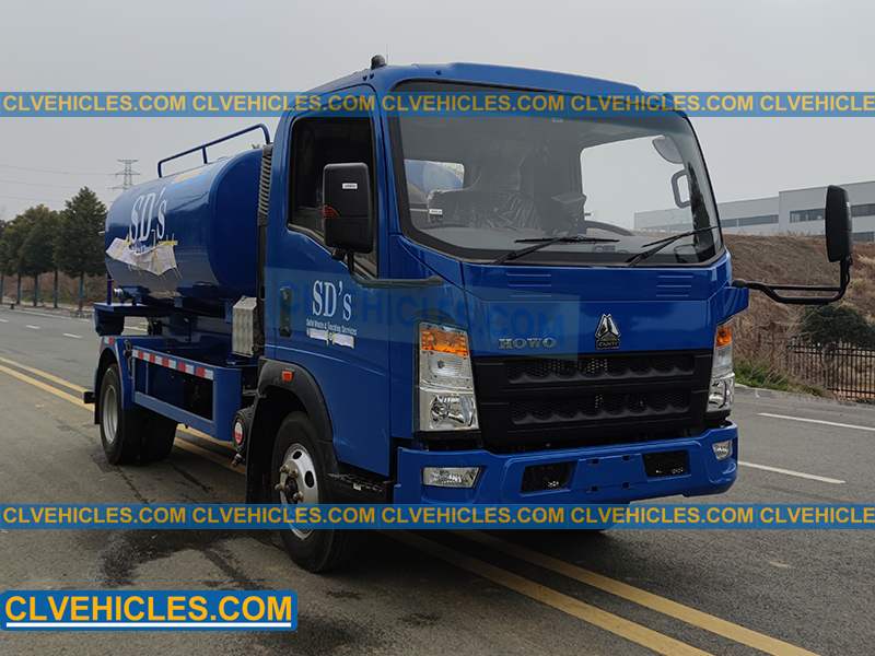 Unloadable Water Tank Truck 