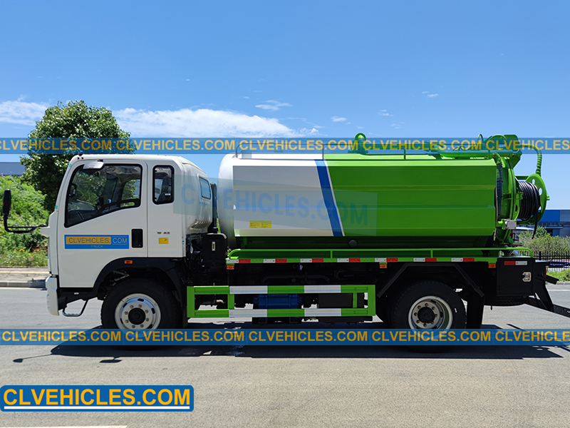 8CBM High Pressure Vacuum Truck