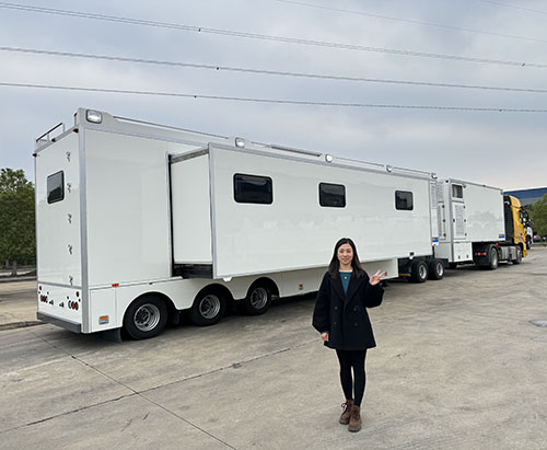Un remolque médico móvil combinado personalizado de 20 metros se envía a Sudáfrica.
