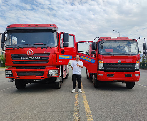 Dos unidades de camiones de bomberos se envían a Nigeria