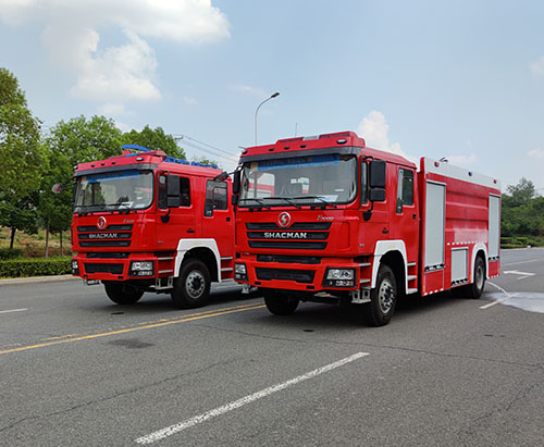 Dos unidades del camión de extinción de incendios SHACMAN se envían a Nigeria