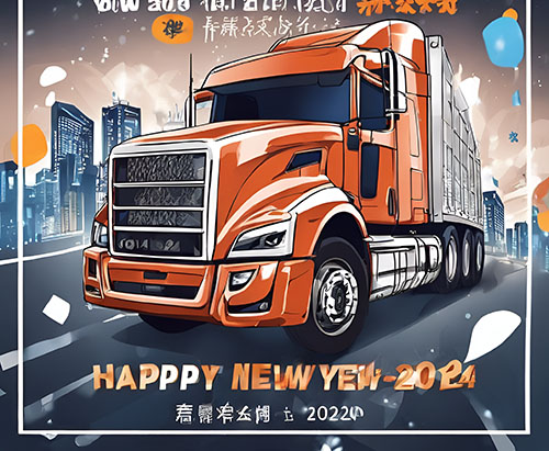 Saludos de Año Nuevo del fabricante de camiones especiales CLVEHICLES.COM
    
